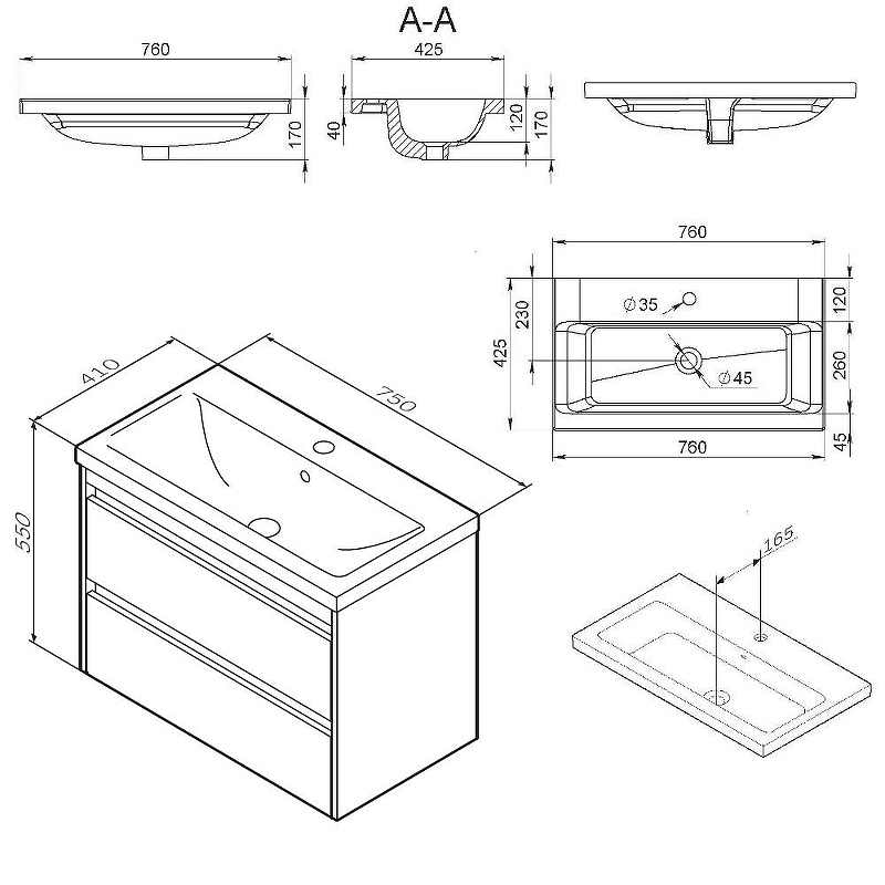 Тумба под раковину AM.PM Pulse 75 M91-FHX0752-WCC0752WG подвесная цвет Белый глянцевый, купить, цена, заказать, магазин, доставка, скидка, промокод, купить, цена, заказать, магазин, доставка, скидка, промокод