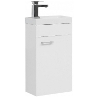 Тумба с раковиной Aquanet Нота 40 R 254037 подвесная Белая, купить, цена, заказать, магазин, доставка, скидка, промокод, купить, цена, заказать, магазин, доставка, скидка, промокод