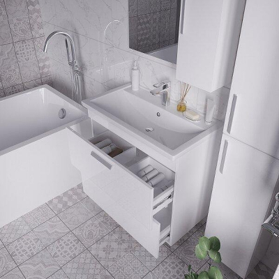 Тумба под раковину Grossman Нео 80 108019 цвет Белый