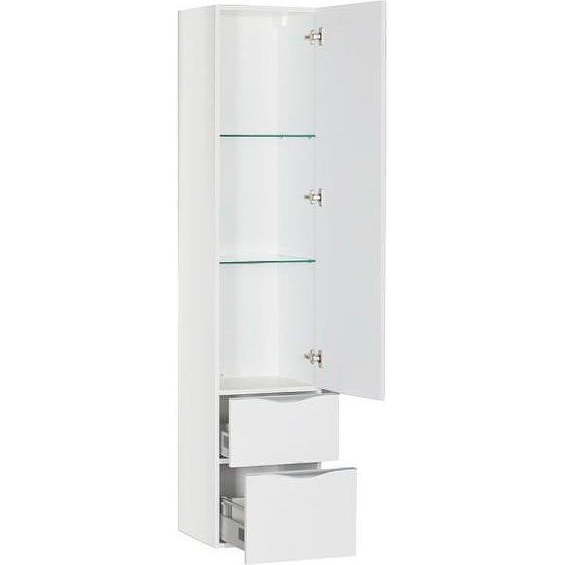 Шкаф пенал Aquanet Эвора 40 R 184308 подвесной Белый, купить, цена, заказать, магазин, доставка, скидка, промокод, купить, цена, заказать, магазин, доставка, скидка, промокод