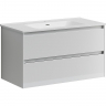 Тумба под раковину Sancos Cento 90 CN90W подвесная Белый глянец, купить, цена, заказать, магазин, доставка, скидка, промокод, купить, цена, заказать, магазин, доставка, скидка, промокод