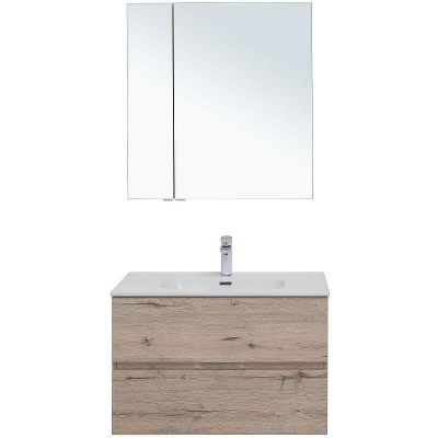 Комплект мебели для ванной Aquanet Алвита New 80 274202 подвесной Дуб веллингтон белый