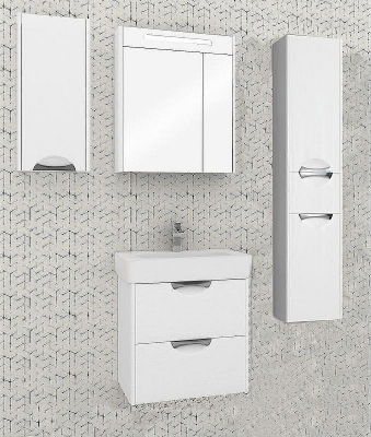 Подвесной шкаф Aquaton Сильва 32 L 1A215703SIW7L Дуб полярный