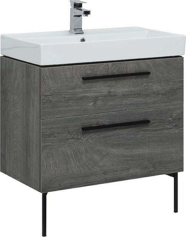 Комплект мебели для ванной Aquanet Nova 75 243251 подвесной Дуб рошелье, купить, цена, заказать, магазин, доставка, скидка, промокод, купить, цена, заказать, магазин, доставка, скидка, промокод