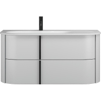 Тумба с раковиной Burgbad Lavo 2.0 100 SFZS102LG0227F5048C0037*1 подвесная Белая глянцевая, купить, цена, заказать, магазин, доставка, скидка, промокод, купить, цена, заказать, магазин, доставка, скидка, промокод