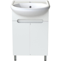 Тумба с раковиной Orange Topline-Rio 55 TR55-01C+RA Белый глянец, купить, цена, заказать, магазин, доставка, скидка, промокод, купить, цена, заказать, магазин, доставка, скидка, промокод