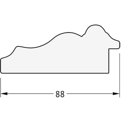 Зеркало Evoform Exclusive 156х66 BY 1285 с фацетом в багетной раме - Хамелеон 88