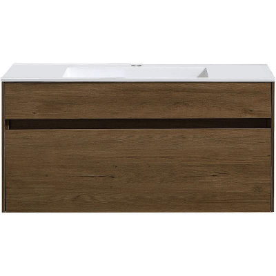 Тумба под раковину Vincea Chiara 100 VMC-2C100TO подвесная T.Oak