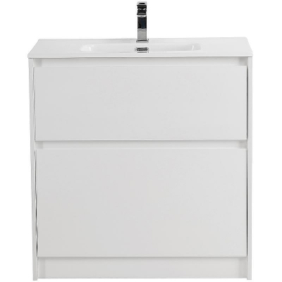 Тумба под раковину BelBagno Kraft 39 80 KRAFT39-800/390-2C-PIA-BO Bianco Opaco