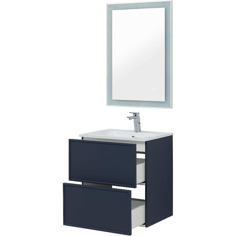 Тумба под раковину Aquanet Арт 60 313264 подвесная Маренго, купить, цена, заказать, магазин, доставка, скидка, промокод, купить, цена, заказать, магазин, доставка, скидка, промокод