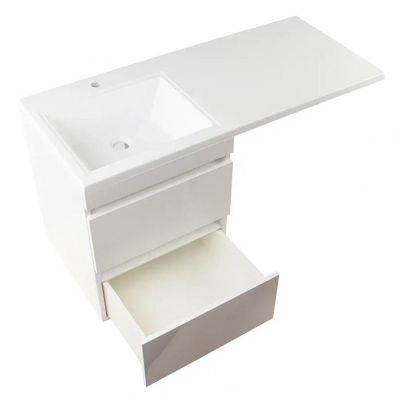 Тумба под раковину Style Line Даллас 110 Люкс Plus подвесная Белая, купить, цена, заказать, магазин, доставка, скидка, промокод, купить, цена, заказать, магазин, доставка, скидка, промокод