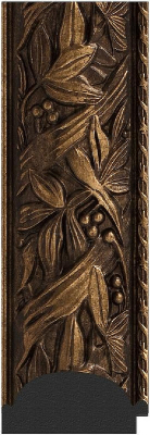 Зеркало Evoform Exclusive Floor 203х114 BY 6166 с фацетом в багетной раме - Византия бронза 99