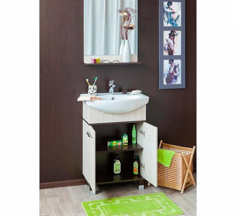 Тумба под раковину Sanflor Толедо 60 Н0000001276 Северное дерево светлое, купить, цена, заказать, магазин, доставка, скидка, промокод, купить, цена, заказать, магазин, доставка, скидка, промокод