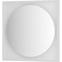 Зеркало Defesto Eclipce 70х70 DF 2237 с подсветкой 15W-3000К/в багетной раме/Без выключателя/Теплый белый свет/Белая рама, купить, цена, заказать, магазин, доставка, скидка, промокод, купить, цена, заказать, магазин, доставка, скидка, промокод
