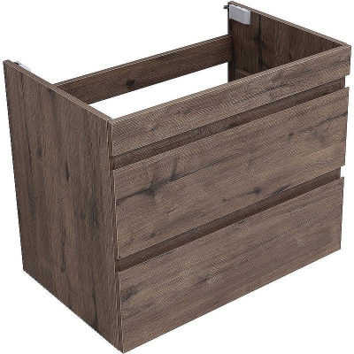 Тумба под раковину Aquanet Нота New 75 334192 подвесная Дуб веллингтон табак