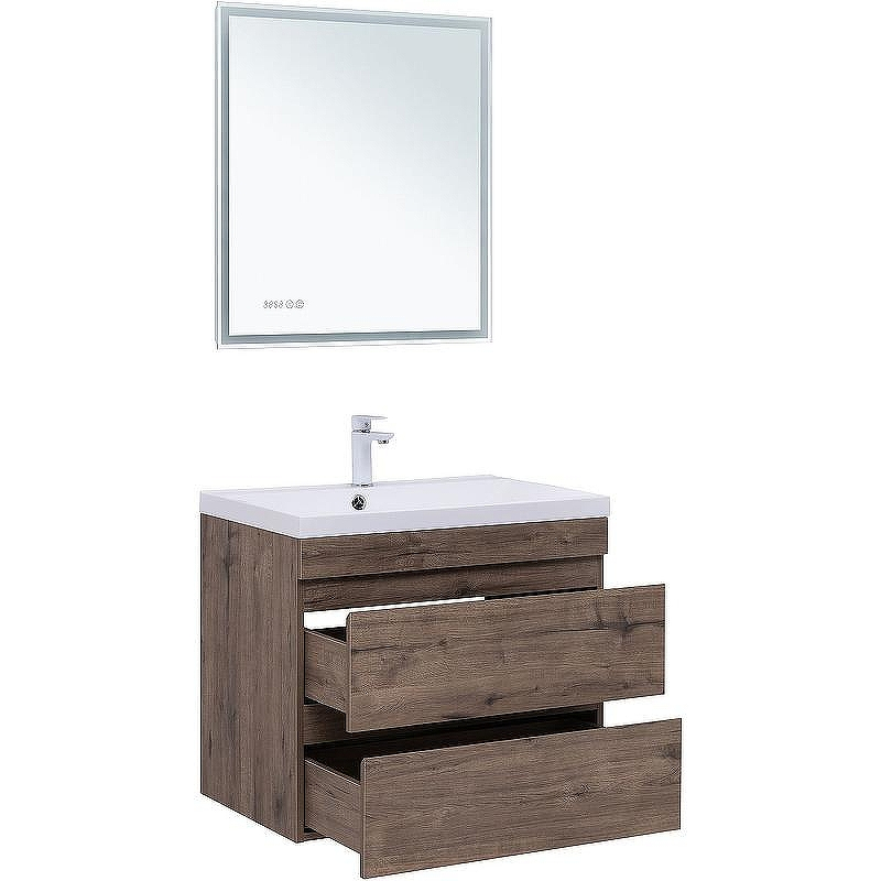 Тумба под раковину Aquanet Нота New 75 334192 подвесная Дуб веллингтон табак, купить, цена, заказать, магазин, доставка, скидка, промокод, купить, цена, заказать, магазин, доставка, скидка, промокод