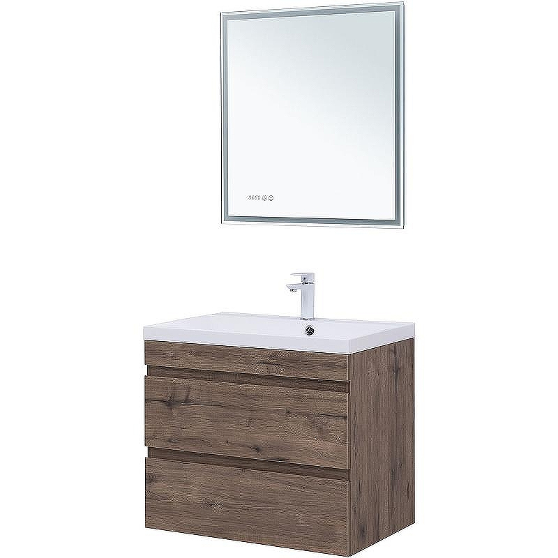 Тумба под раковину Aquanet Нота New 75 334192 подвесная Дуб веллингтон табак, купить, цена, заказать, магазин, доставка, скидка, промокод, купить, цена, заказать, магазин, доставка, скидка, промокод