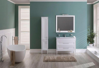 Шкаф пенал Aquanet Бостон 36 L 209680 Белый матовый