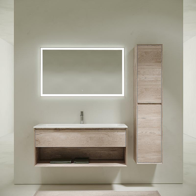 Тумба под раковину Sancos Marmi 1.0 120 MR1.0120EG подвесная Дуб галифакс натуральный, купить, цена, заказать, магазин, доставка, скидка, промокод, купить, цена, заказать, магазин, доставка, скидка, промокод