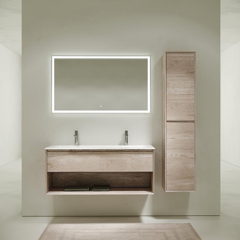 Тумба под раковину Sancos Marmi 1.0 120 MR1.0120EG подвесная Дуб галифакс натуральный, купить, цена, заказать, магазин, доставка, скидка, промокод, купить, цена, заказать, магазин, доставка, скидка, промокод