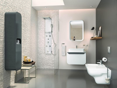 Шкаф пенал Creavit Pion Plus 40 PN2160.01.GR подвесной Серый