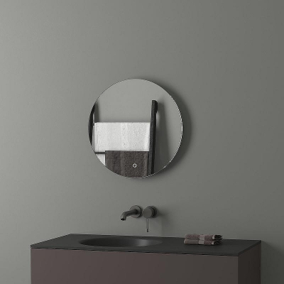 Зеркало Evoform Ledshine d50 BY 2652 с подсветкой 12 W - сенсорный выключатель - теплый белый свет