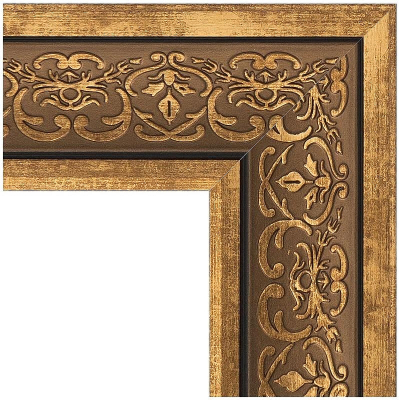 Зеркало Evoform Definite Floor 204х114 BY 6035 в багетной раме - Вензель бронзовый 101