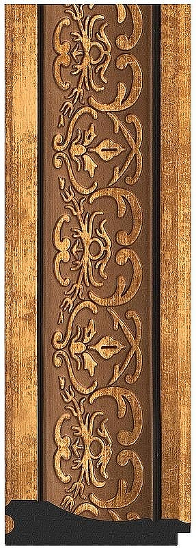 Зеркало Evoform Definite Floor 204х114 BY 6035 в багетной раме - Вензель бронзовый 101, купить, цена, заказать, магазин, доставка, скидка, промокод, купить, цена, заказать, магазин, доставка, скидка, промокод