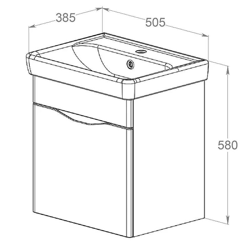 Тумба под раковину Orange Monaco 50 TP-MO 50 подвесная Белый, купить, цена, заказать, магазин, доставка, скидка, промокод, купить, цена, заказать, магазин, доставка, скидка, промокод