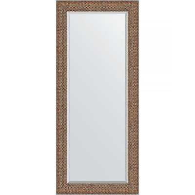 Зеркало Evoform Exclusive 157х67 BY 3952 с фацетом в багетной раме - Медная кольчуга 88