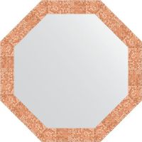 Зеркало Evoform Octagon 73х73 BY 3744 в багетной раме - Соты медь 70, купить, цена, заказать, магазин, доставка, скидка, промокод, купить, цена, заказать, магазин, доставка, скидка, промокод