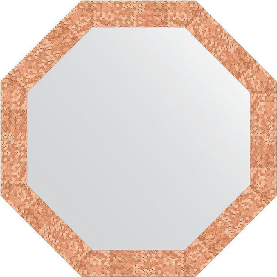 Зеркало Evoform Octagon 73х73 BY 3744 в багетной раме - Соты медь 70