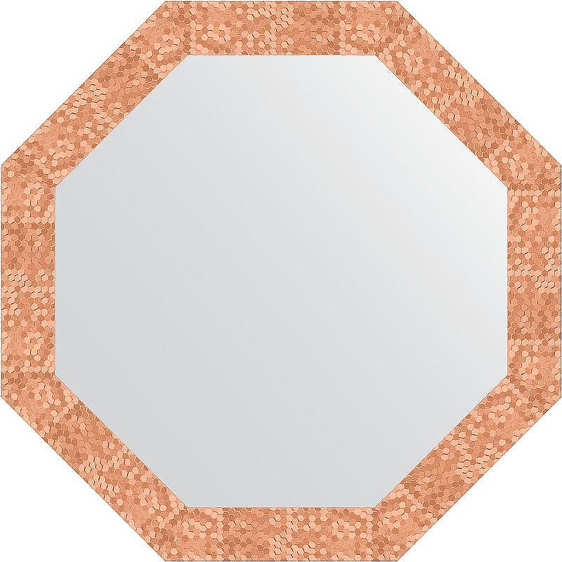 Зеркало Evoform Octagon 73х73 BY 3744 в багетной раме - Соты медь 70, купить, цена, заказать, магазин, доставка, скидка, промокод, купить, цена, заказать, магазин, доставка, скидка, промокод