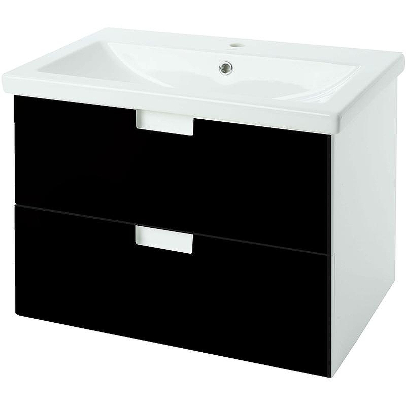 Тумба под раковину Bellezza Пегас 80 4630413270040 подвесная Черная, купить, цена, заказать, магазин, доставка, скидка, промокод, купить, цена, заказать, магазин, доставка, скидка, промокод