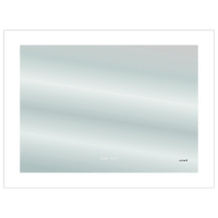 Зеркало Cersanit Led 060 Design Pro 80 KN-LU-LED060*80-p-Os с подсветкой с диммером, часами и подогревом, купить, цена, заказать, магазин, доставка, скидка, промокод, купить, цена, заказать, магазин, доставка, скидка, промокод