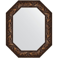 Зеркало Evoform Polygon 78х63 BY 7230 в багетной раме - Византия бронза 99, купить, цена, заказать, магазин, доставка, скидка, промокод, купить, цена, заказать, магазин, доставка, скидка, промокод