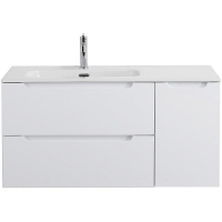 Тумба под раковину BelBagno Etna 100 L ETNA-1000-2C-1A-SO-BL-L подвесная Bianco Lucido, купить, цена, заказать, магазин, доставка, скидка, промокод, купить, цена, заказать, магазин, доставка, скидка, промокод