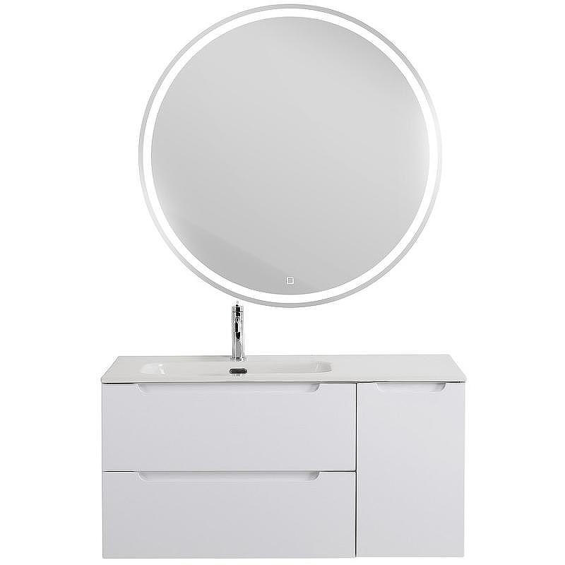 Тумба под раковину BelBagno Etna 100 L ETNA-1000-2C-1A-SO-BL-L подвесная Bianco Lucido, купить, цена, заказать, магазин, доставка, скидка, промокод, купить, цена, заказать, магазин, доставка, скидка, промокод