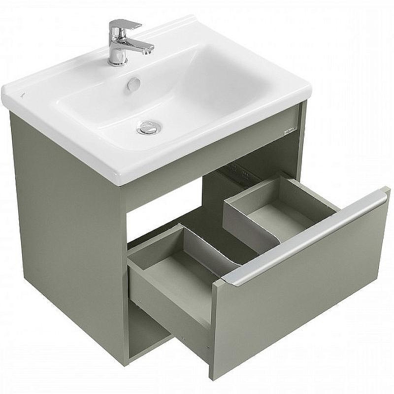 Тумба под раковину Aquaton Хоуп 60 1A287201HP9D0 подвесная Хаки, купить, цена, заказать, магазин, доставка, скидка, промокод, купить, цена, заказать, магазин, доставка, скидка, промокод