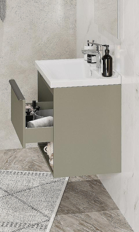 Тумба под раковину Aquaton Хоуп 60 1A287201HP9D0 подвесная Хаки, купить, цена, заказать, магазин, доставка, скидка, промокод, купить, цена, заказать, магазин, доставка, скидка, промокод