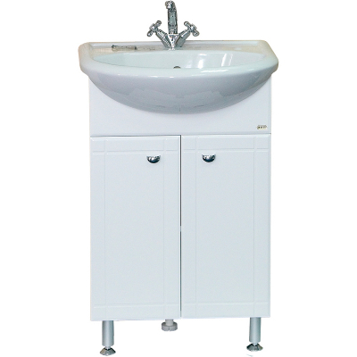 Тумба с раковиной Misty Уют 45 СО000002461 Белая