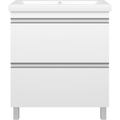 Тумба с раковиной Misty Ингрид 75 УТ000015041 Белая