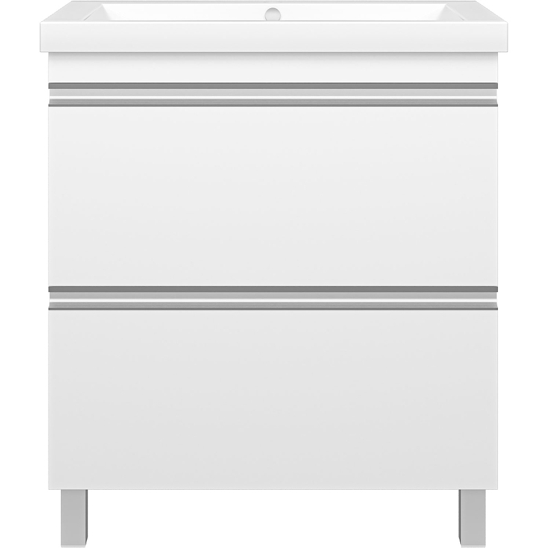 Тумба с раковиной Misty Ингрид 75 УТ000015041 Белая, купить, цена, заказать, магазин, доставка, скидка, промокод, купить, цена, заказать, магазин, доставка, скидка, промокод