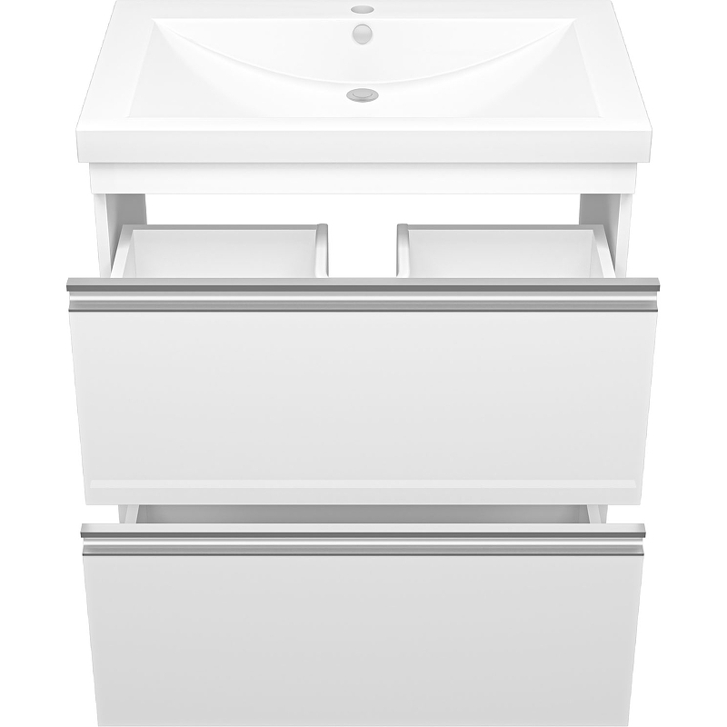 Тумба с раковиной Misty Ингрид 75 УТ000015041 Белая, купить, цена, заказать, магазин, доставка, скидка, промокод, купить, цена, заказать, магазин, доставка, скидка, промокод