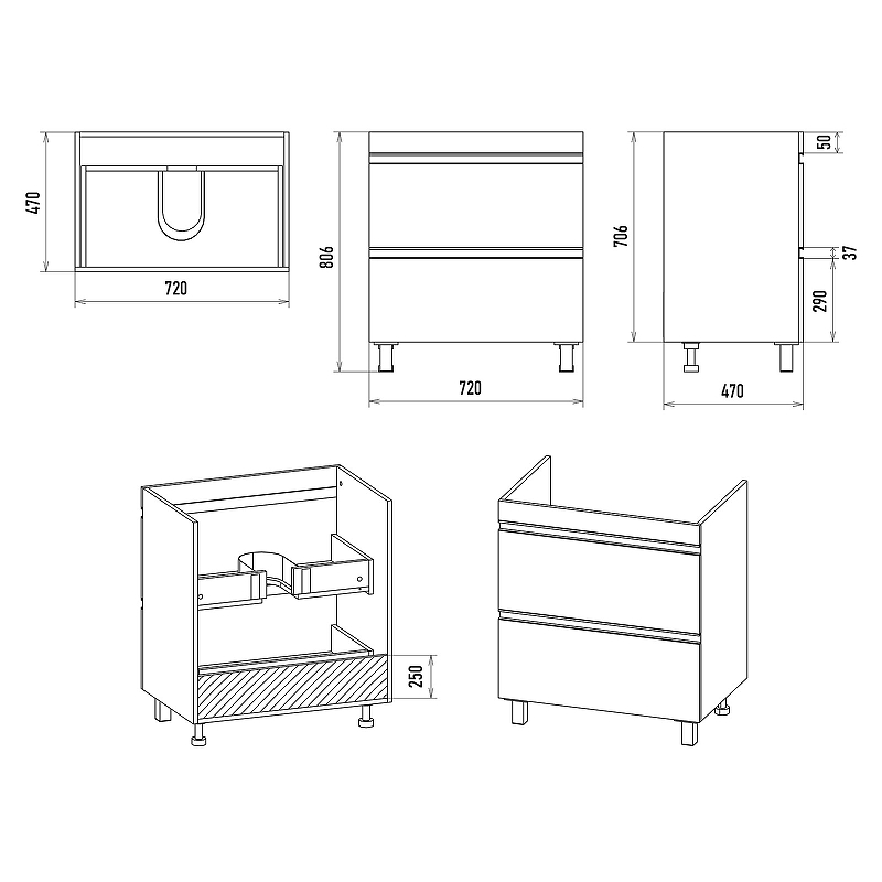 Тумба с раковиной Misty Ингрид 75 УТ000015041 Белая, купить, цена, заказать, магазин, доставка, скидка, промокод, купить, цена, заказать, магазин, доставка, скидка, промокод