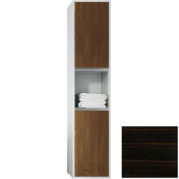 Шкаф пенал SanVit Контур 32 pkontur с фактурой под дерево горизонтальные ручки подвесной Черное дерево, купить, цена, заказать, магазин, доставка, скидка, промокод, купить, цена, заказать, магазин, доставка, скидка, промокод