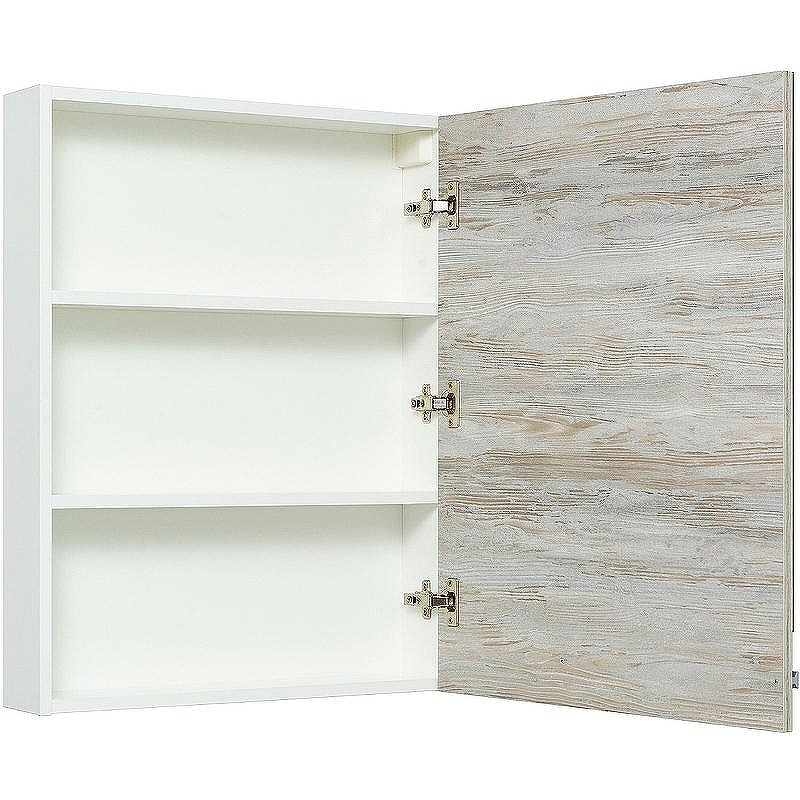 Зеркальный шкаф Runo Вудлайн 60 R 00-00001006 Дуб скандинавский Белый, купить, цена, заказать, магазин, доставка, скидка, промокод, купить, цена, заказать, магазин, доставка, скидка, промокод