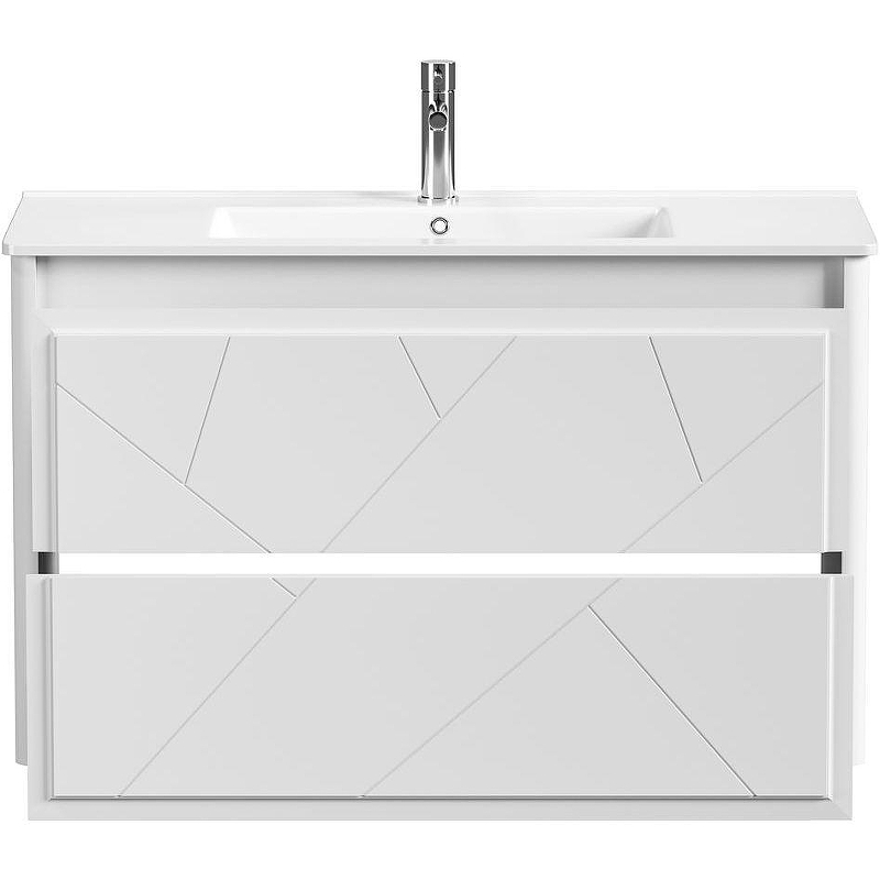 Тумба под раковину Allen Brau Paris 100 1.360002.WM подвесная Белая матовая, купить, цена, заказать, магазин, доставка, скидка, промокод, купить, цена, заказать, магазин, доставка, скидка, промокод