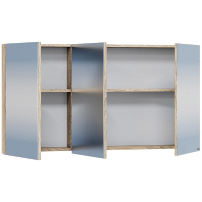 Зеркальный шкаф СанТа Марс 120 700421 Янтарное дерево