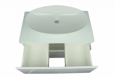 Тумба под раковину Orange Otto Ot-75TuSTONE подвесная Белый глянцевый